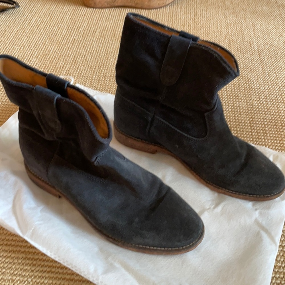 Isabel marant suede booties